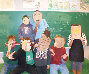 Children at the ALC school of Astor's residential program