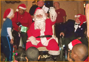 Santa at the Hickey Center