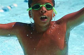 Swimming at Astor Residential Care Programs