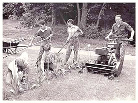 tending the garden