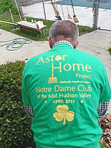 Notre Dame Volunteer Group Picture